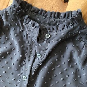 J. Crew Swiss Dot Blouse